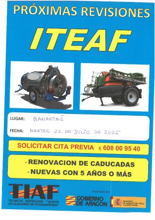 Imagen Inspección Técnica de Sulfatadoras
